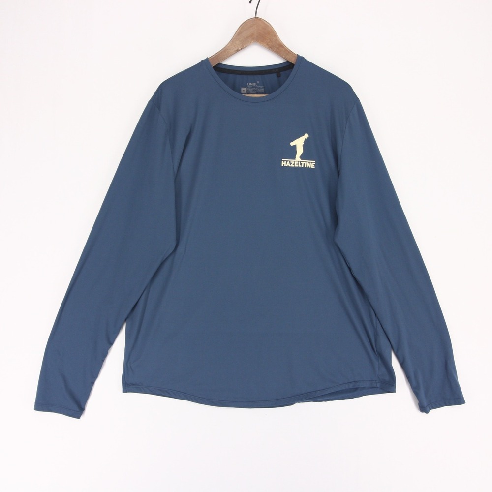 UNRL Ultra Shirt Mens XL Blue Hazeltine Golf Performance Long Sleeve Crewneck